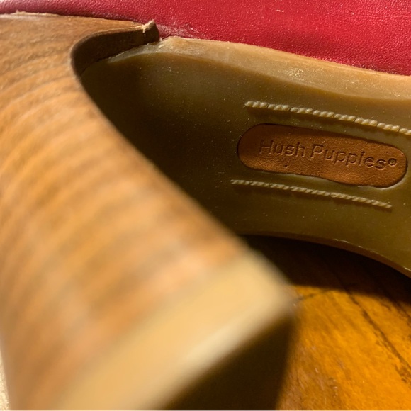 ❤️🔥New red leather heel shoe in box HushPuppies❤️ - Picture 9 of 16